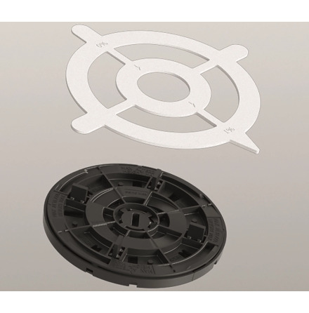 Lutningskompensator i gummi