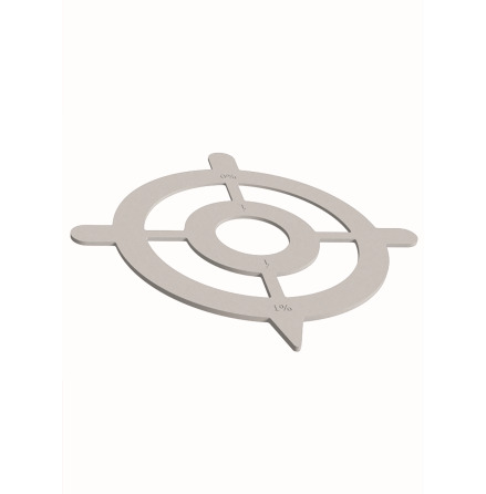 Lutningskompensator i gummi